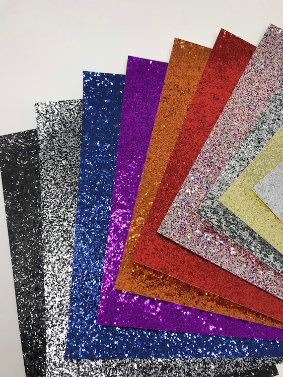 Glitter Canvas Sheets: DIY Craft & Hair Bow Supplies (0.8mm)