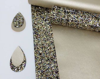 Faux Leather & Glitter Sheets: 8x11" DIY Craft Material