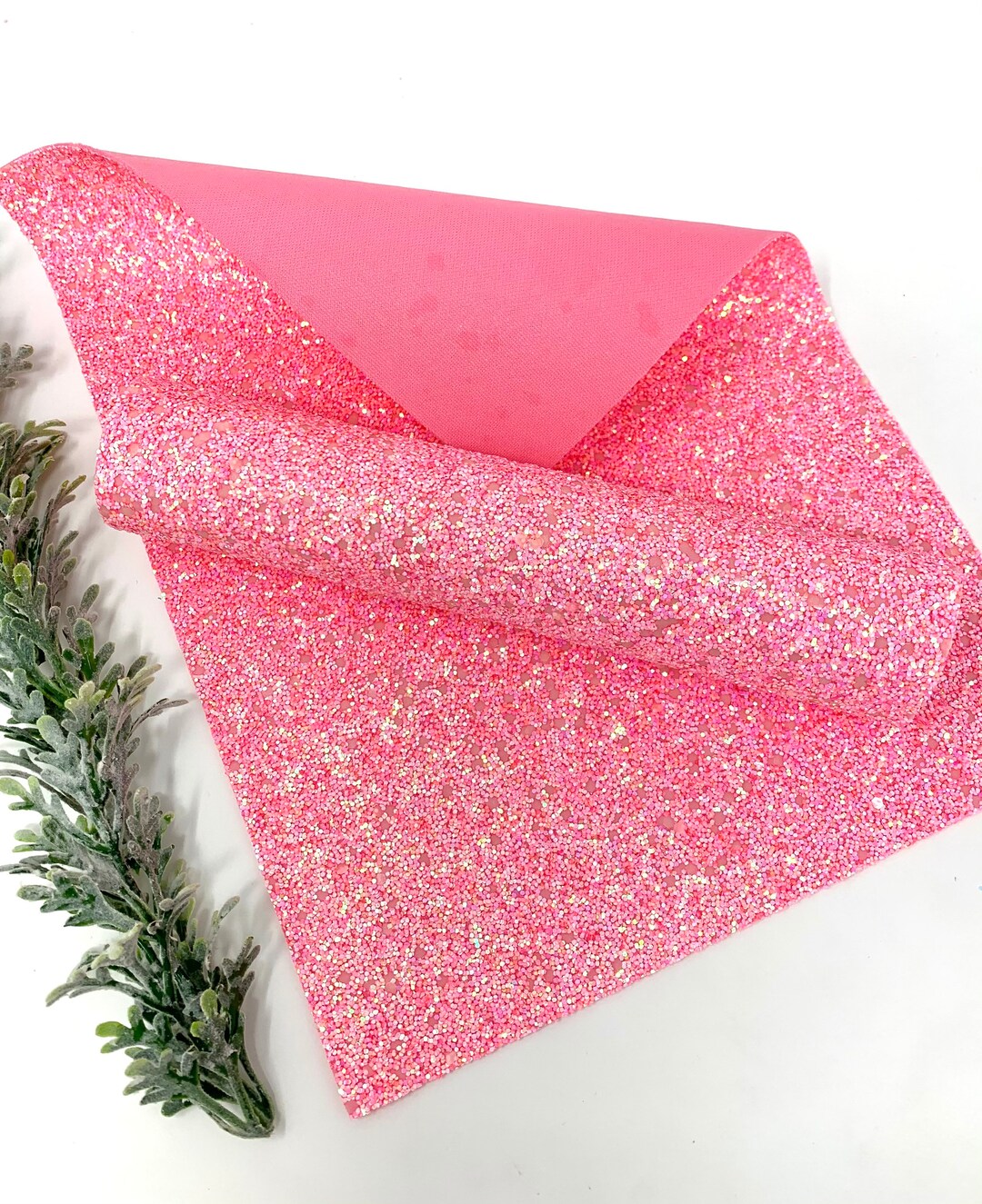 PINK Chunky Glitter Sheets. Glitter Sheets. Craft and Hair Bow Etsy