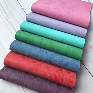 Texture faux leather sheets. Available in 7 colors. Leather sheets . Craft supplies. Leather supplies. CK811