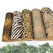 Cork Design Animal print cork leather sheets. Leather craft sheets. cork sheets. Tiger, zebra leopard crocodile snake designs cork sheets 