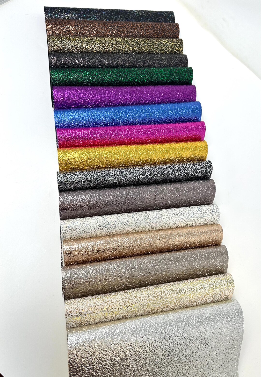 Crackle Texture Faux Leather Sheets: Shiny Craft Supplies - Etsy