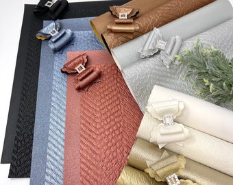 Wholesale Faux Leather Sheets: 14-Sheet Variety Pack, Hair Bow & Earring Supplies