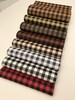 Buffalo plaid pvc leather sheets 8 different collors, small print, PVC leather plaid sheets, craft supplies P1520-08 