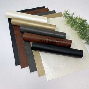 Faux leather sheets, leather sheets, bow supplies craft supplies. Leather sheets C006H