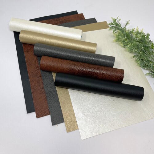 Faux Leather Sheets Leather Sheets Bow Supplies Craft Etsy