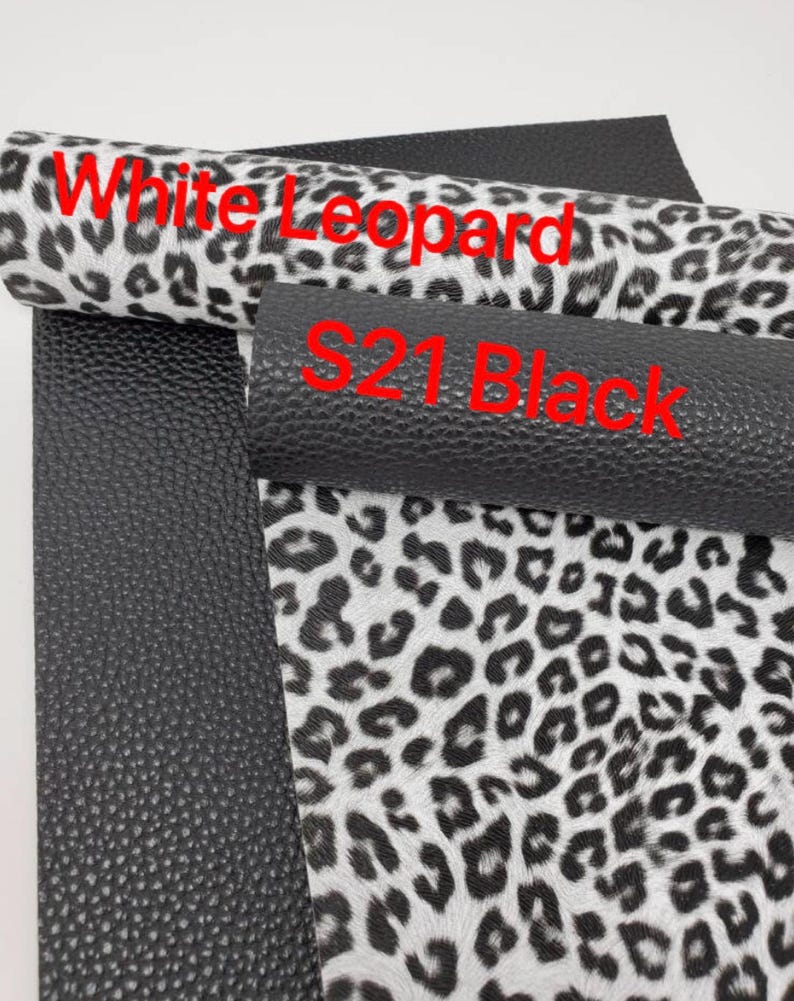 Leopard Faux Leather Sheets: 8x11 Craft Fabric - Etsy