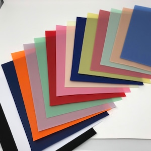 31 colors 0.9 MM Jelly sheets. Waterproof Jelly sheets. Soft and bendyJelly sheets supplies. craft supplies. Listing 3 image 4