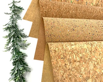 Cork Fabric Sheet: Thin Leather for DIY Crafts (0.5mm)