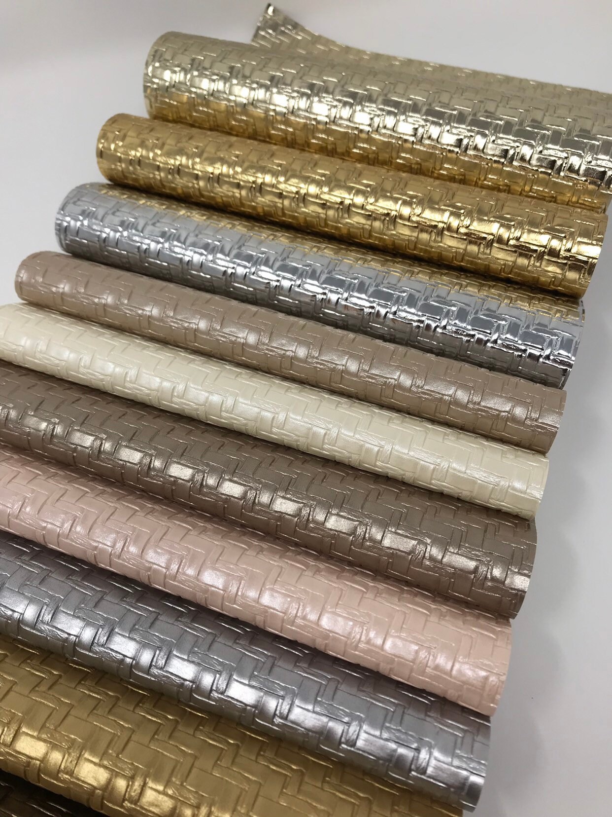 NKP105 Woven Texture Faux Leather Sheets: 8x11" Craft Fabric - Etsy