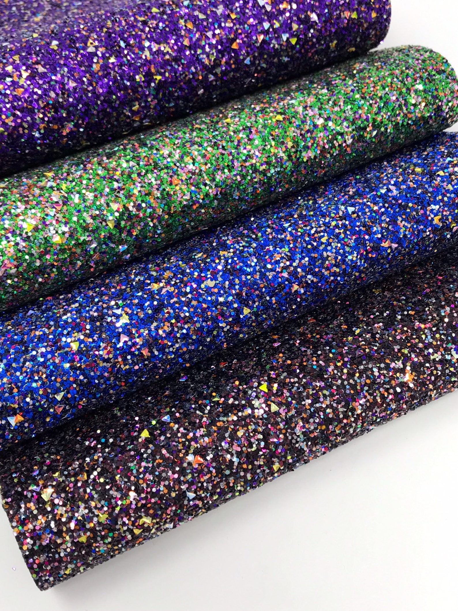 Multi Colored Chynky Glitter Sheet. Glitter Craft and Hair Bow | Etsy