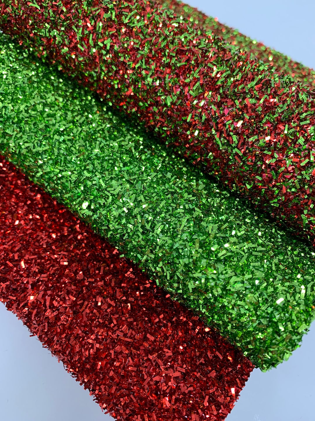 Tinsel Glitter Fabric Sheets. Christmas Tinsel Glitter Sheets