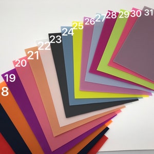 31 colors 0.9 MM Jelly sheets. Waterproof Jelly sheets. Soft and bendyJelly sheets supplies. craft supplies. Listing 3 image 3