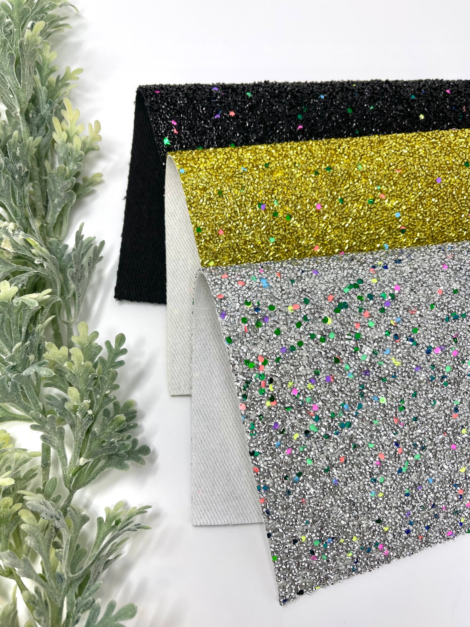Tinsel Glitter Fabric Sheets. Christmas Tinsel Glitter Sheets. Etsy