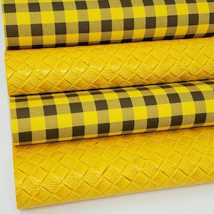 Gold Yellow and Black Plaid HTV Vinyl, Golden Lumberjack Plaid Patterned  Oracal Outdoor Adhesive or Heat Transfer Vinyl Sheets LP7 