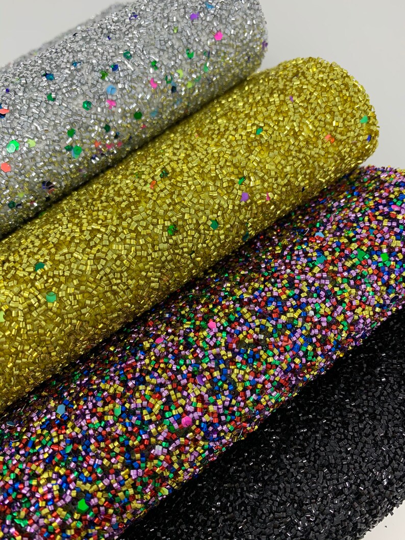 Tinsel glitter fabric sheets. Christmas tinsel glitter sheets. Etsy