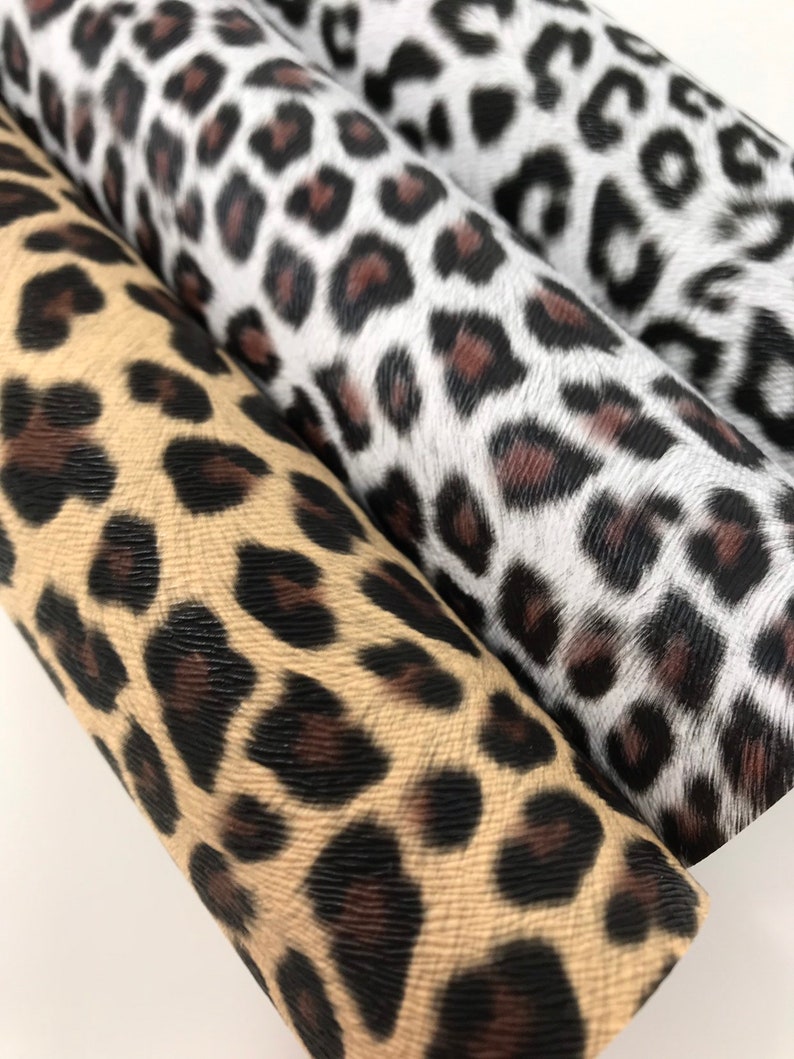 Rolls PVC Leopard Design Leather Rolls 8x52 Leopard Print - Etsy