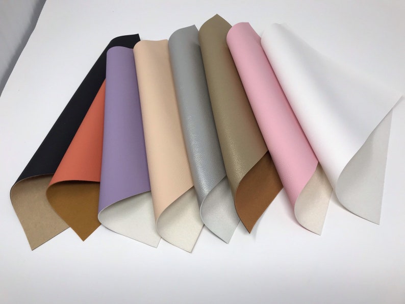 Faux leather sheets. Leather sheets. Faux leather. Craft supplies. Leather supplies. DIY supplies. F529 image 4