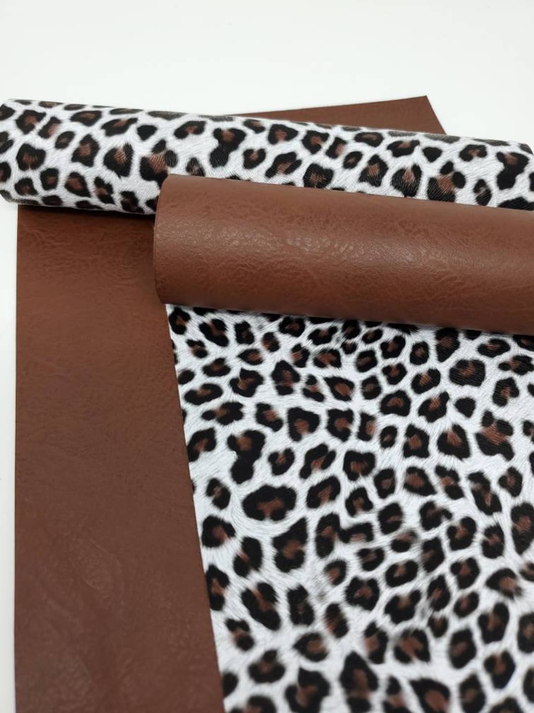 Leopard Faux Leather Sheet: 8x11" Craft Supply - Etsy