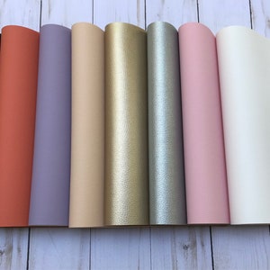 Faux leather sheets. Leather sheets. Faux leather. Craft supplies. Leather supplies. DIY supplies. F529 image 3