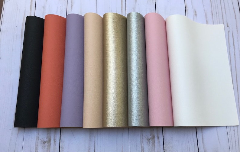 Faux leather sheets. Leather sheets. Faux leather. Craft supplies. Leather supplies. DIY supplies. F529 image 3