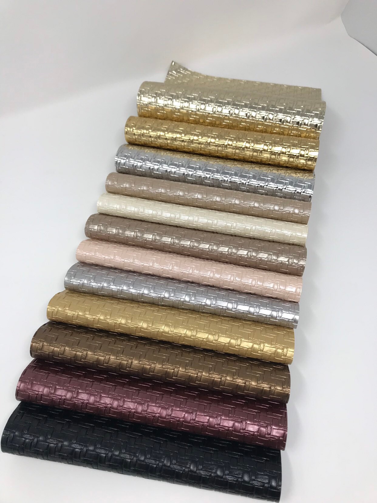 NKP105 Woven Texture Faux Leather Sheets: 8x11" Craft Fabric - Etsy
