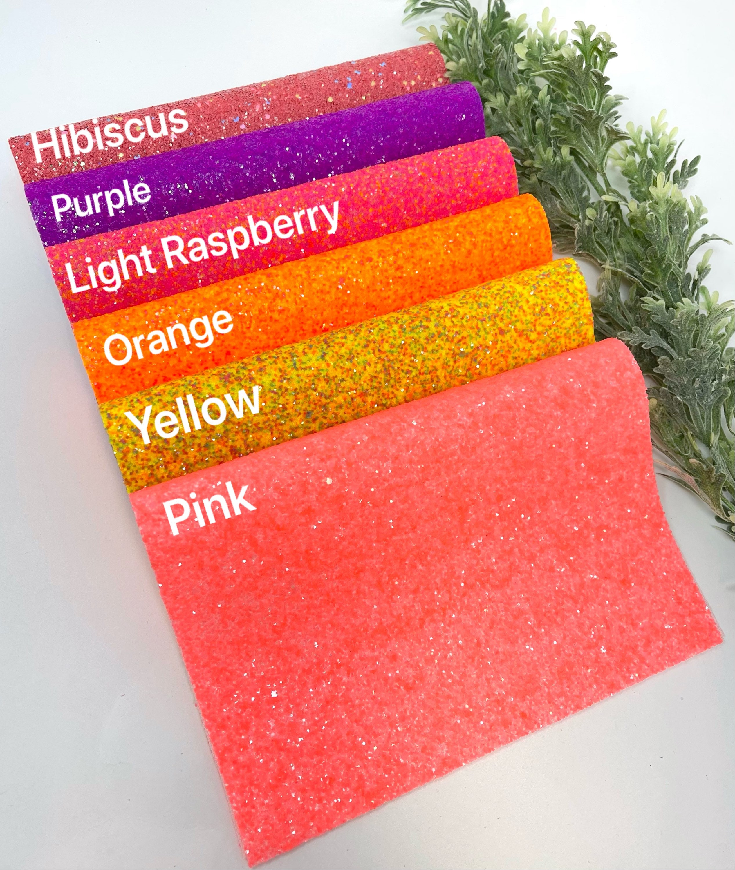 Glitter Fabric Sheets. Chunky Glitter Sheets. Available in 6 Etsy