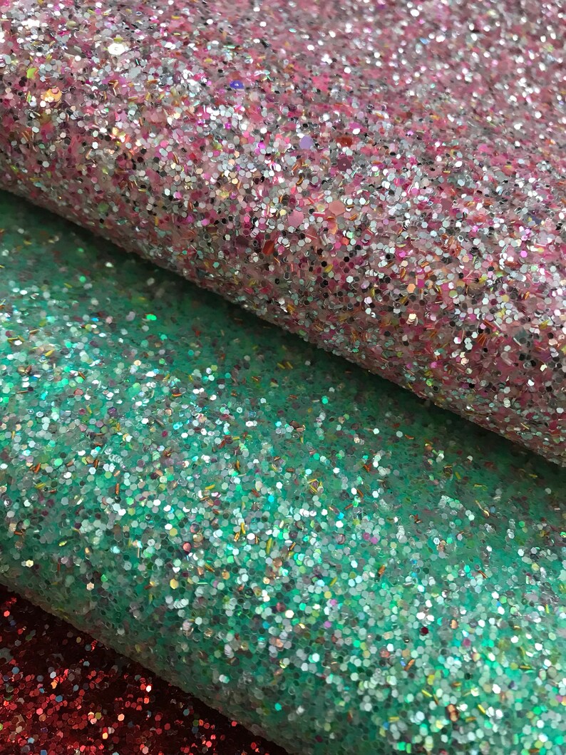 Glitter Fabric Sheets. Black Glitter Sheets. Chunky Glitter. Etsy