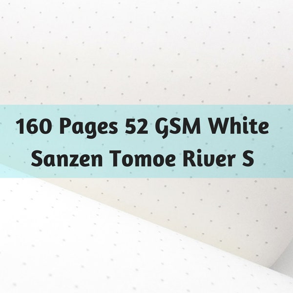 S004: Sanzen Tomoe River S White Paper 52 GSM 160 Pages Notebook