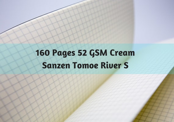 S015: Sanzen Tomoe River S Cream Paper 52 GSM 160 Pages Notebook