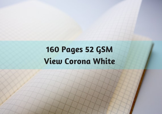 S012: View Corona White Paper 52 GSM 160 Pages Notebook