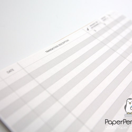 CHECKBOOK Register Traveler's Notebook Insert Choice of Etsy