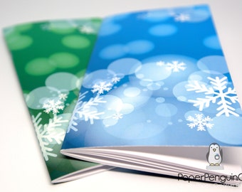 Midori Insert Winter Holiday Bokeh Grid MTN Travelers Notebook