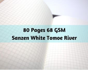 S020: Sanzen Tomoe River S White Paper 68 GSM 80 Pages Notebook