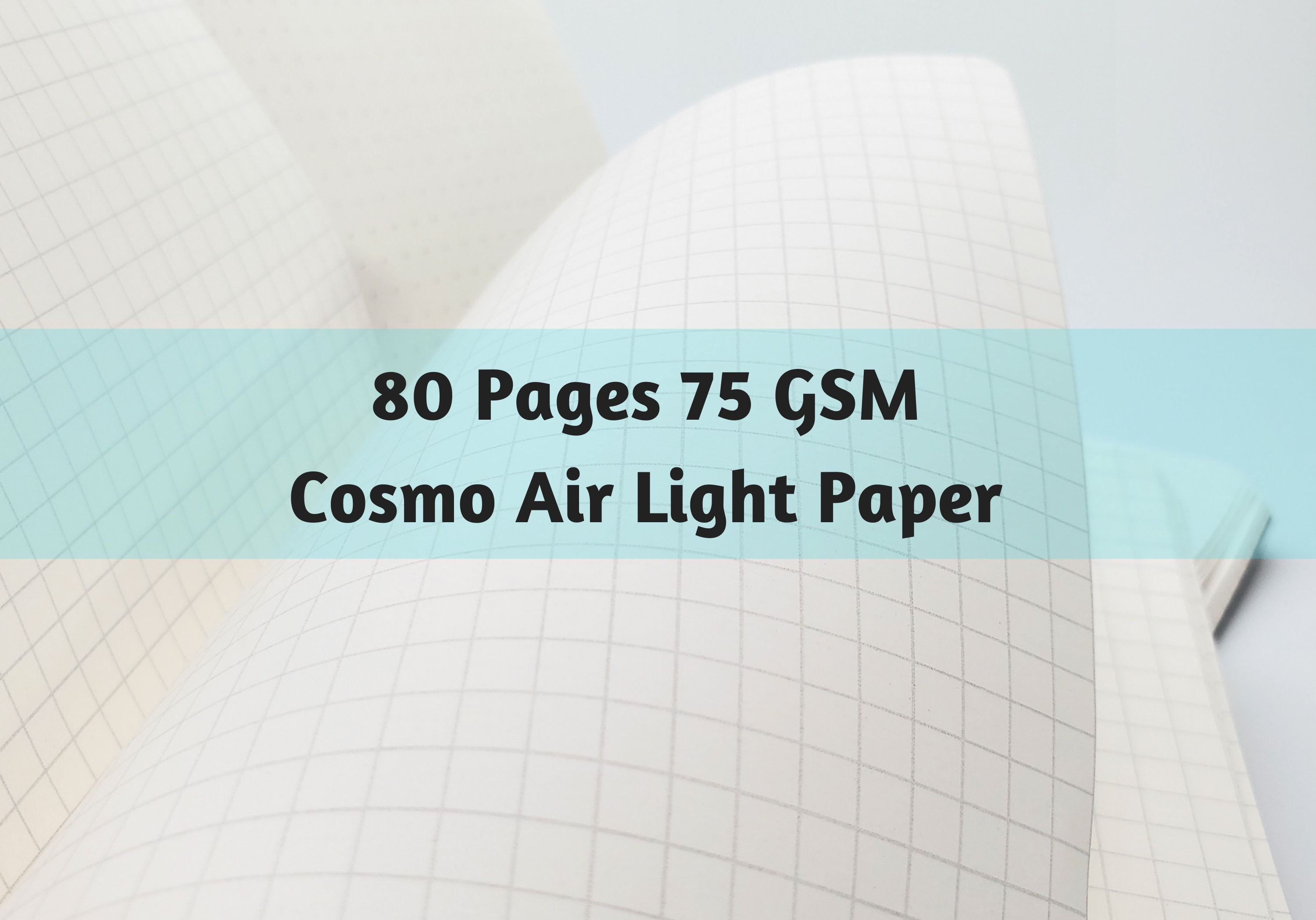 Cosmo Air Light Twin Ring Spiral Fountain Pen Friendly Notebook – The Paper  Mind