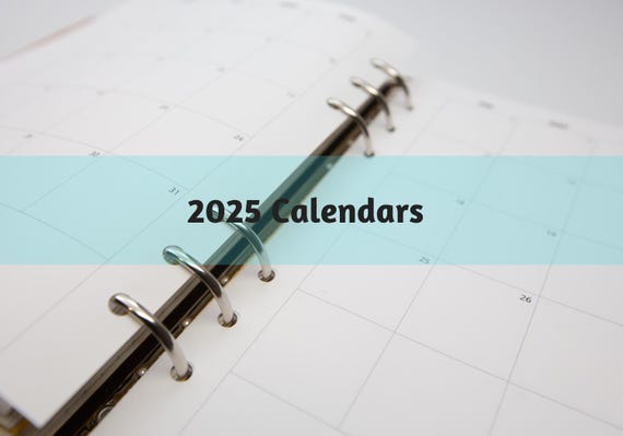 R021: 2025 Plain Monthly Calendar Bright White Paper 118 GSM 13 Sheets Ring Bound