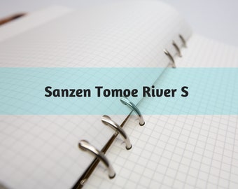 R004: Sanzen Tomoe River S White Paper 52 GSM 80 Sheets Ring Bound