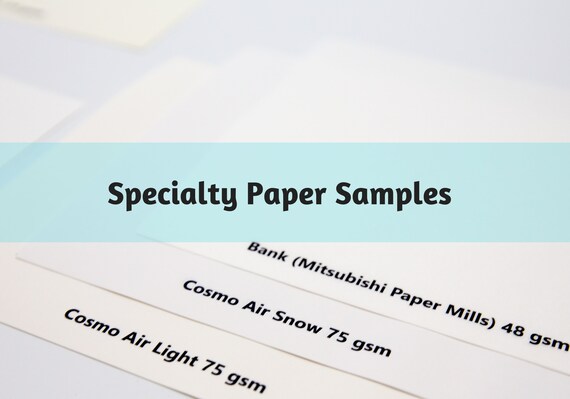 S001: Specialty Paper Square Samples Cosmo Air Bank Corona Shiraoi Onion Skin 4.5" x 4.2" Paper Sheets