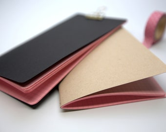 N018: Pink Paper 89 GSM 40 Pages Notebook