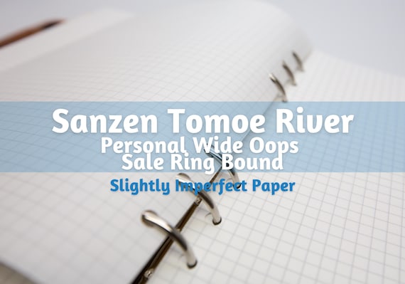 Oops: Personal Wide Sanzen Tomoe River S White Paper 52 GSM 80 Sheets Ring Bound