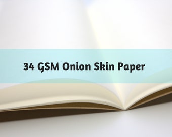 Onion Skin Paper 80 Pages 160 Pages 34 gsm Travelers Notebook Bullet Journal Notebook