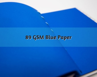 D009: Blue Paper 89 GSM 25 Sheets Disc Bound
