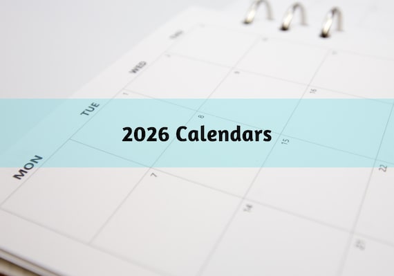 R022: 2026 Plain Monthly Calendar Bright White Paper 118 GSM 13 Sheets Ring Bound