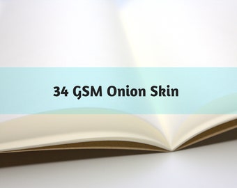 S005: Onion Skin Paper 34 GSM 80 Pages 160 Pages Notebook