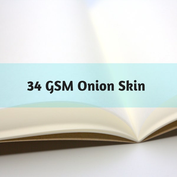 S005: Onion Skin Paper 34 GSM 80 Pages 160 Pages Notebook