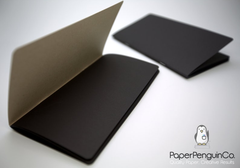 Midori Insert Black Paper MTN Travelers Notebook Black Brown Regular A5 Wide B6 Personal A6 Pocket FN Passport Mini Bullet JournalRefill
