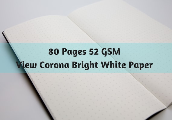 S009: View Corona Bright White Paper 52 GSM 80 Pages Notebook