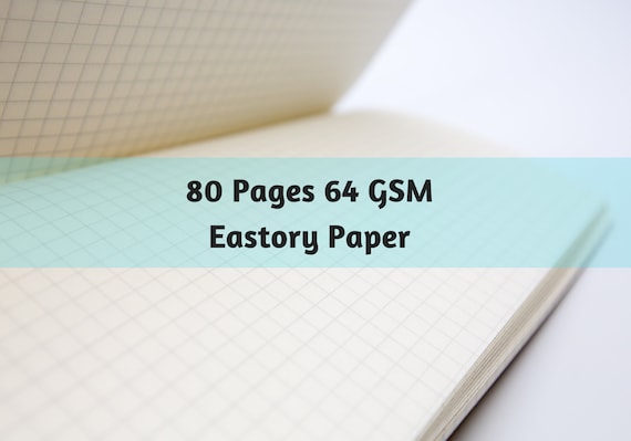 S008: Eastory Cream Paper 64 GSM 80 Pages Notebook