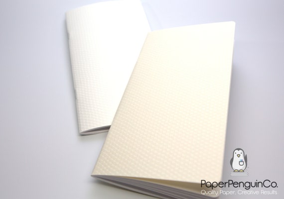 Midori Insert Japanese Edokosome White Cream Triangles (Uroko) Travelers Notebook