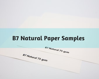 S013: B7 Natural Square Samples Cosmo Air Light Alternative 4.5" x 4.2" Paper 12 Sheets